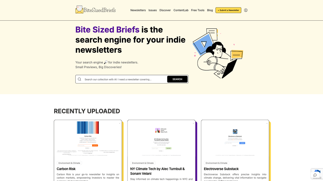 Example Directory: BiteSizedBriefs.com