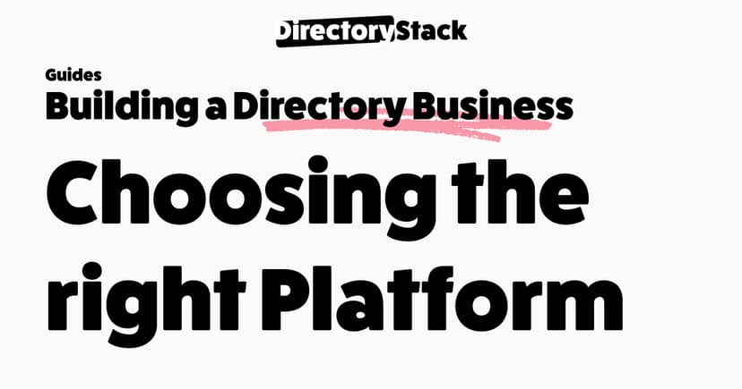 Choosing the Right Platform for Your Directory Website: No-Code, WordPress, or Templates