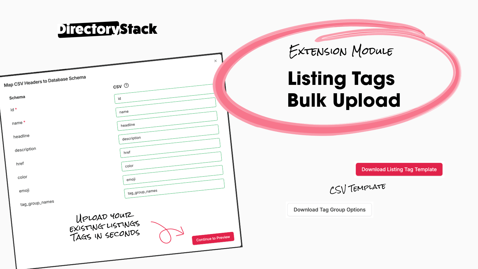 Listing Tags Bulk Upload Extension Header Image 16x9