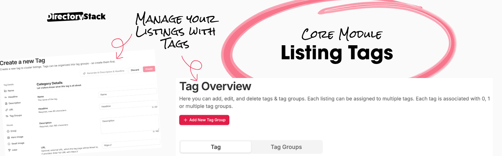 Listing Tags Module Header Image 16x5
